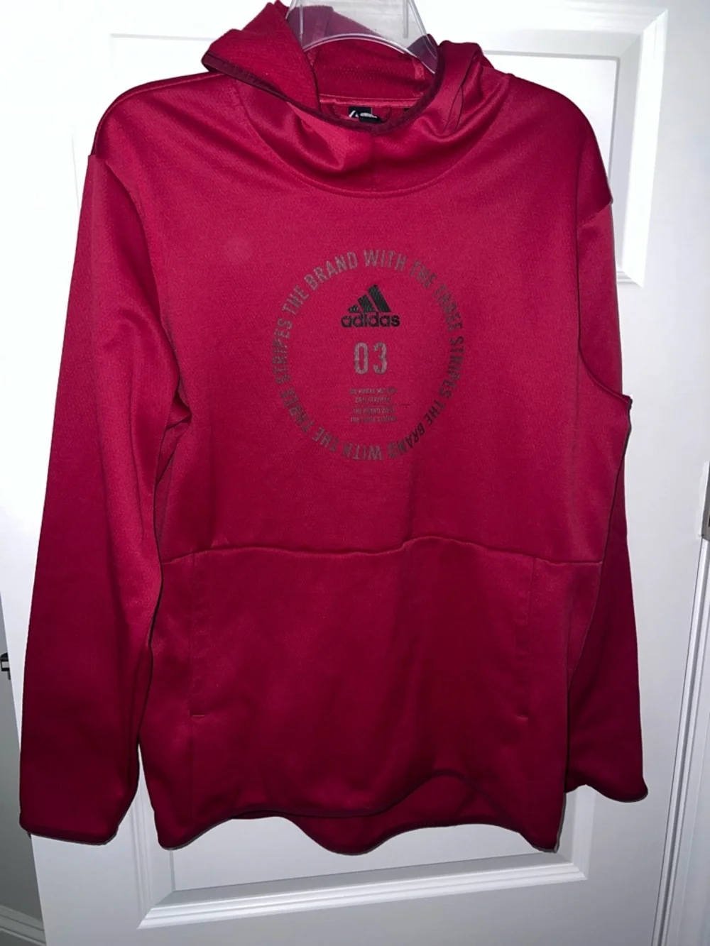 Size Large Adidas Team Issue Badge of Sport Hoodie